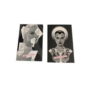 Lot Of 2 Deck of Scarlet Edition No 12 Makeup Palette Eye Blush Highlighter Lip